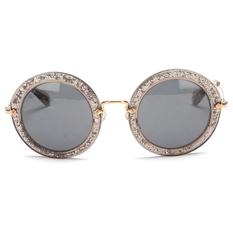 miu miu lunettes de soleil rondes|Miu Miu.